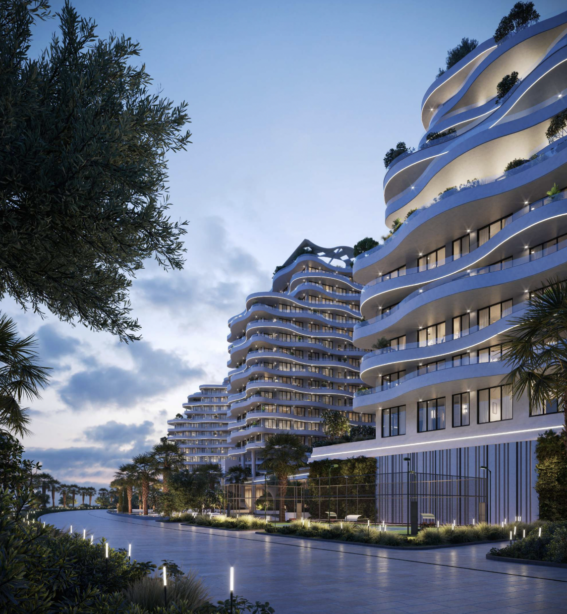 Agency 8 Dubai penthouse terrace with skyline view