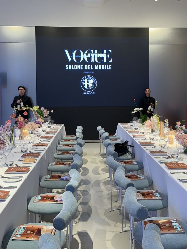 Blank DXB corporate event setup concept